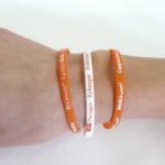 Dunne silicone armband oranje koninginnedag